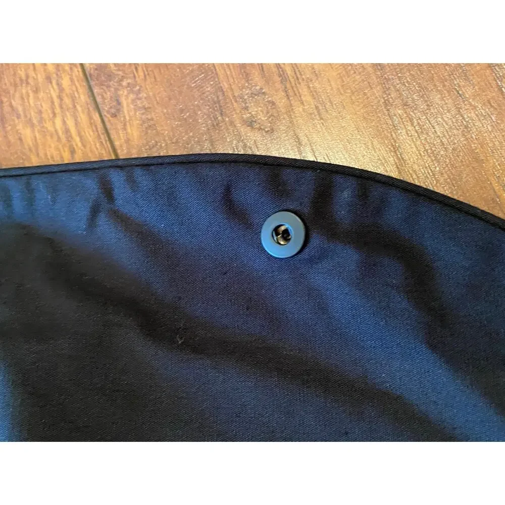 CHANEL GARMENT BAG Black Cotton Travel Suit Dress Cover Hanging Case